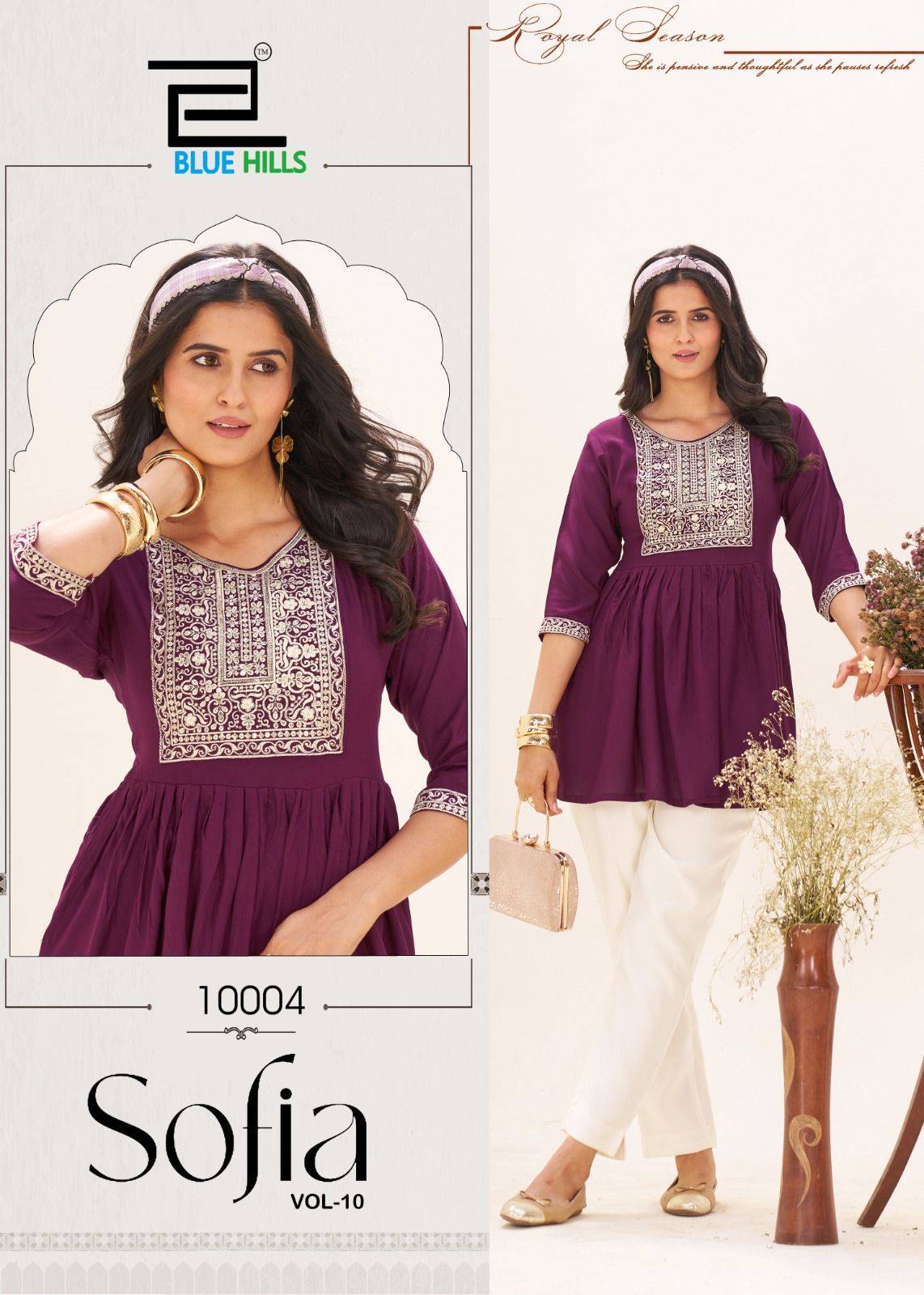 Blue Hills Sofia Vol 10 Kurti suppliers in Hyderabad