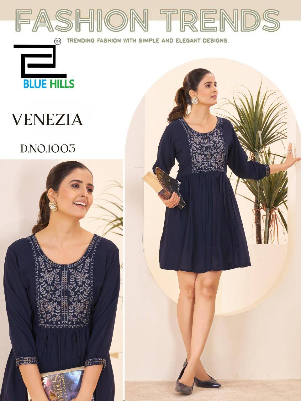 Blue hills venezia Kurti wholesale price in India