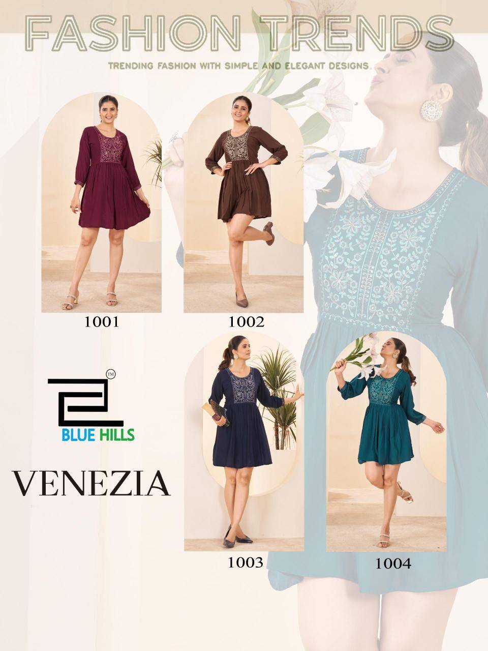 Blue hills venezia Kurti wholesale price in India