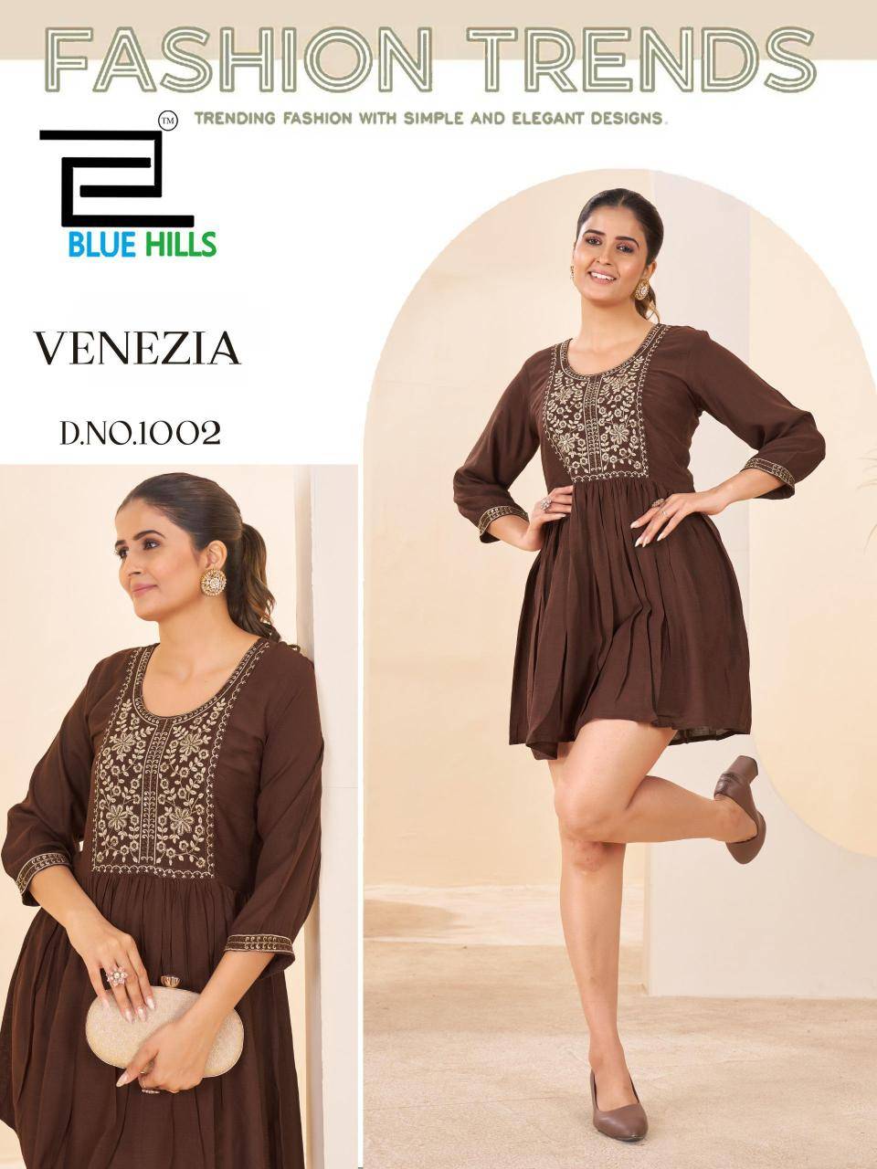 Blue hills venezia Kurti wholesale price in India