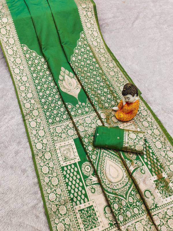 Krishnavi soft banarasi gala pallu Saree distributors in India