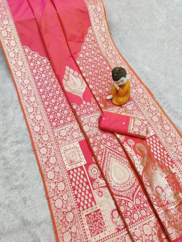 Krishnavi soft banarasi gala pallu Saree distributors in India
