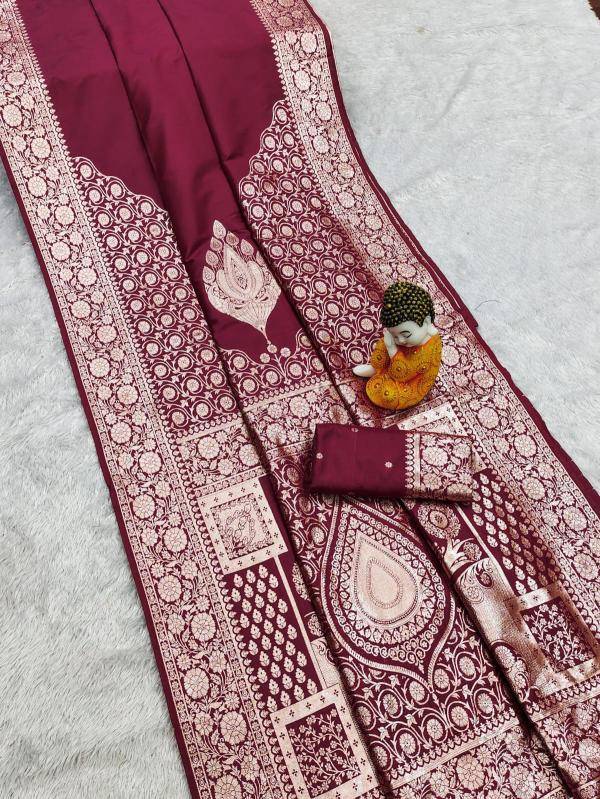 Krishnavi soft banarasi gala pallu Saree distributors in India