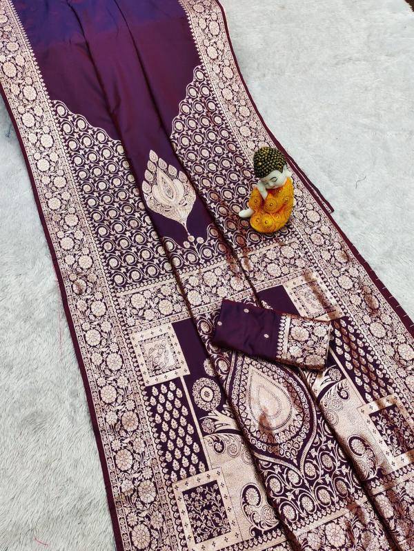Krishnavi soft banarasi gala pallu Saree distributors in India