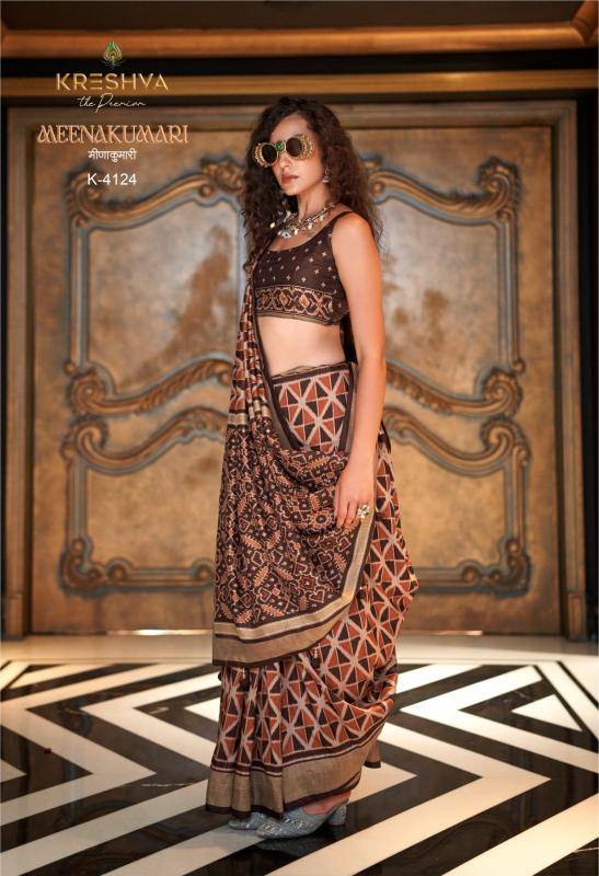 Kreshva meenakumari Designer sarees wholesale in Ahmedabad