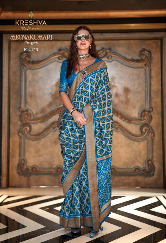 Kreshva meenakumari Designer sarees wholesale in Ahmedabad