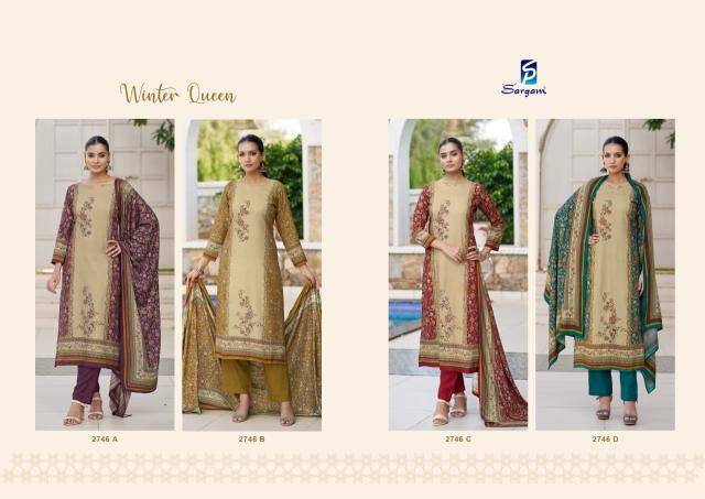 Sargam winter qween Kolkata dress material wholesale suppliers