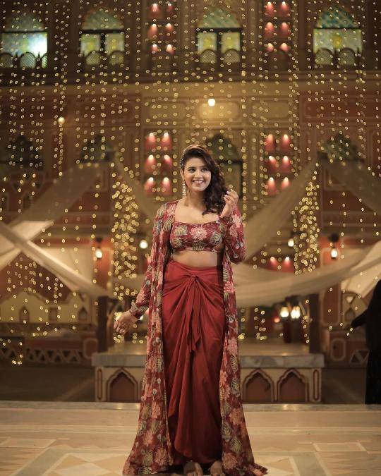 Adhya new trendy three piece outfit western wear wholesale in Hyderabad