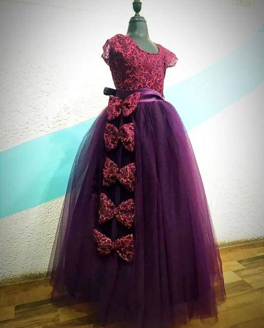 Adhya kids girls party wear gown Latest Kurti trends in Hyderabad