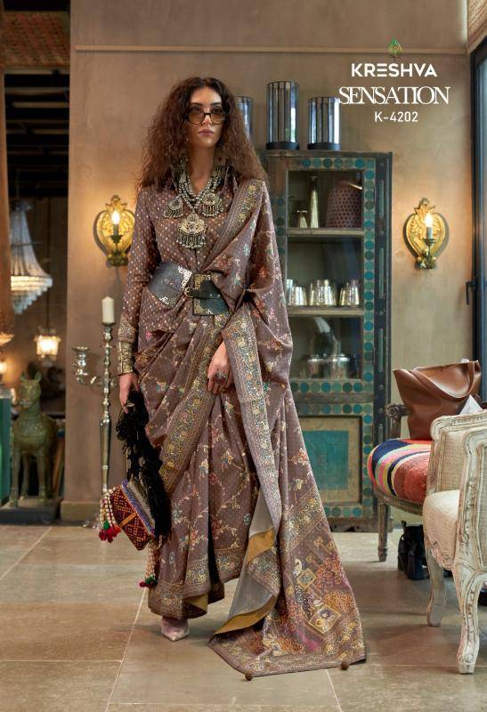Kreshva sensation Printed Sarees in Mumbai
