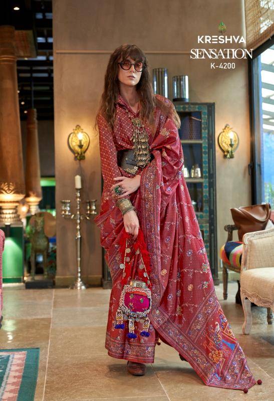 Kreshva sensation Printed Sarees in Mumbai