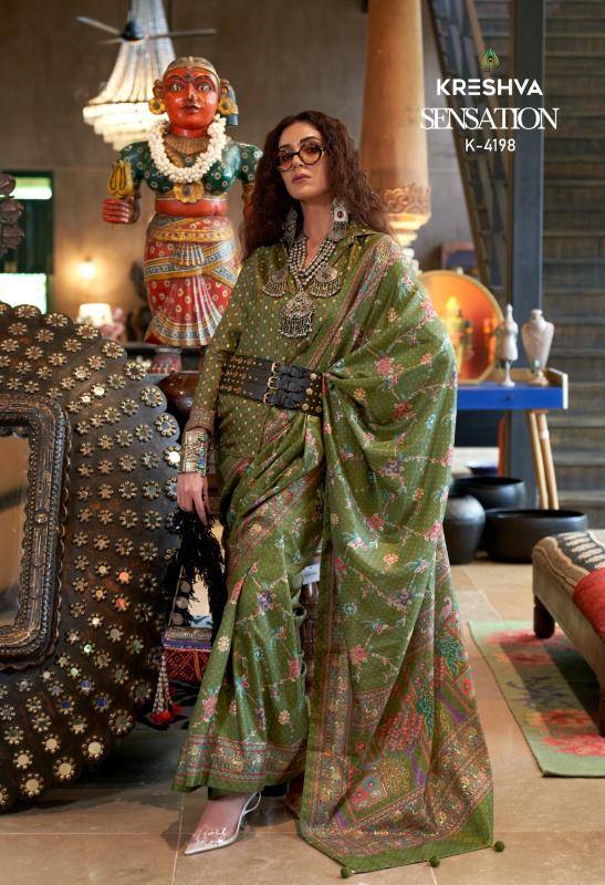 Kreshva sensation Printed Sarees in Mumbai