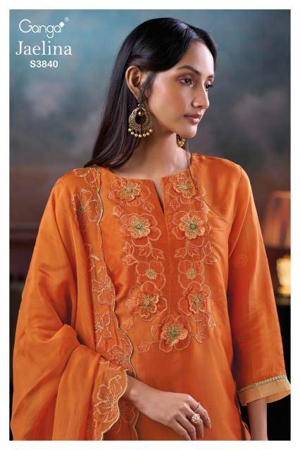 Ganga jaelina 3840 Wholesale dress materials suppliers