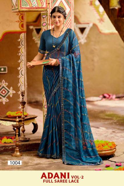 Tulsi adani vol 2 Saree manufacturers in India