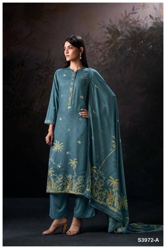 Ganga gehna 3972 Wholesale dress materials prices in Kolkata