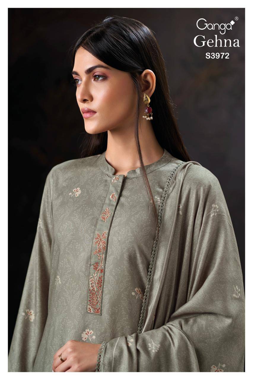 Ganga gehna 3972 Wholesale dress materials prices in Kolkata