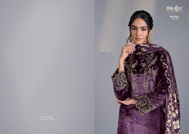 Omtex ritha vol 35 wholesale dress materials market  in kolkata