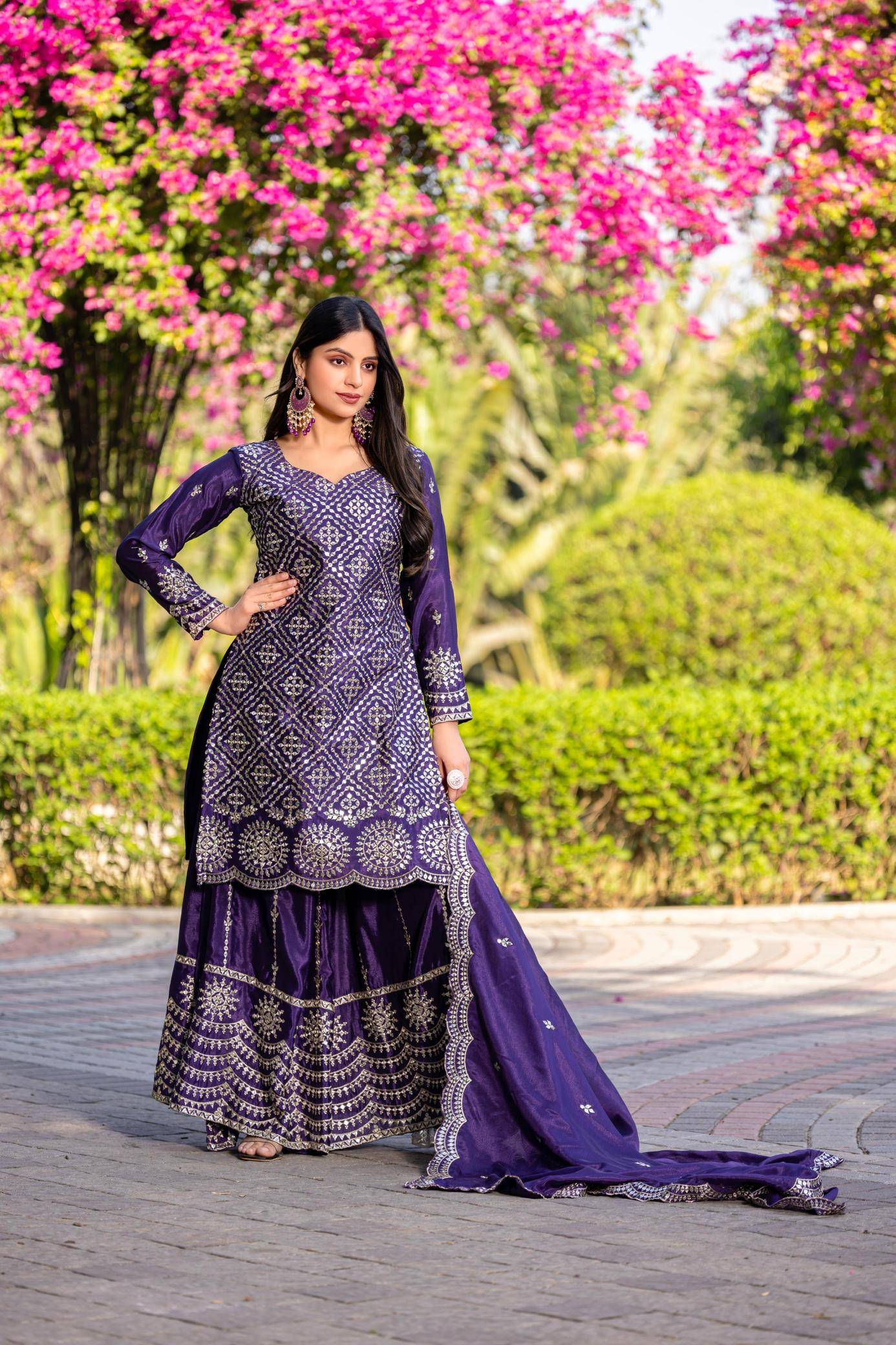 Adhya designer pakistani Suits exporters in India