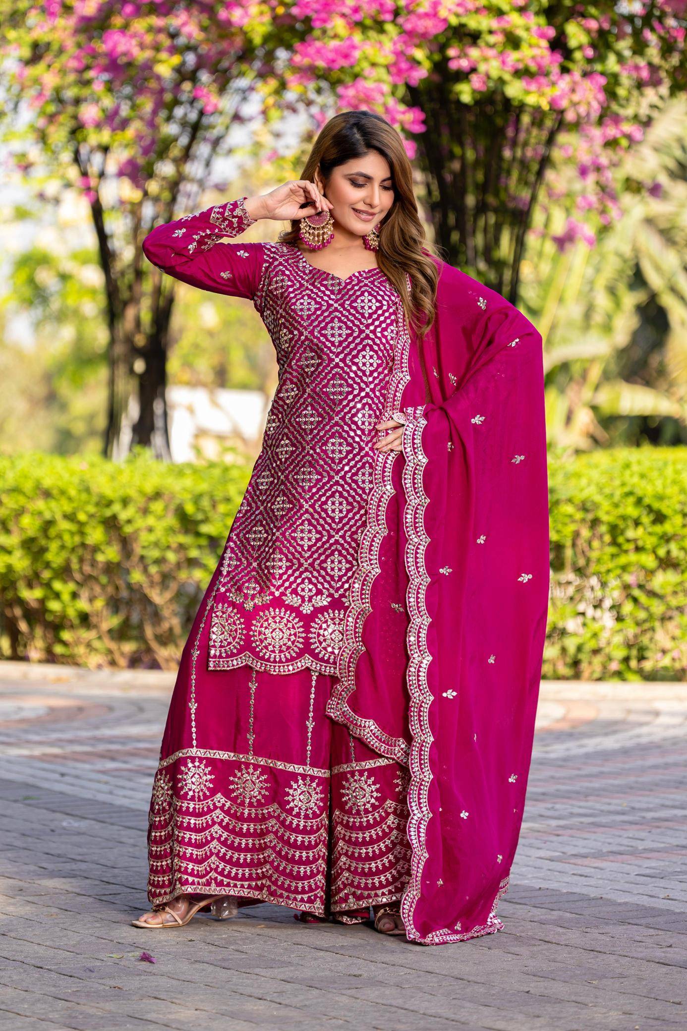 Adhya designer pakistani Suits exporters in India