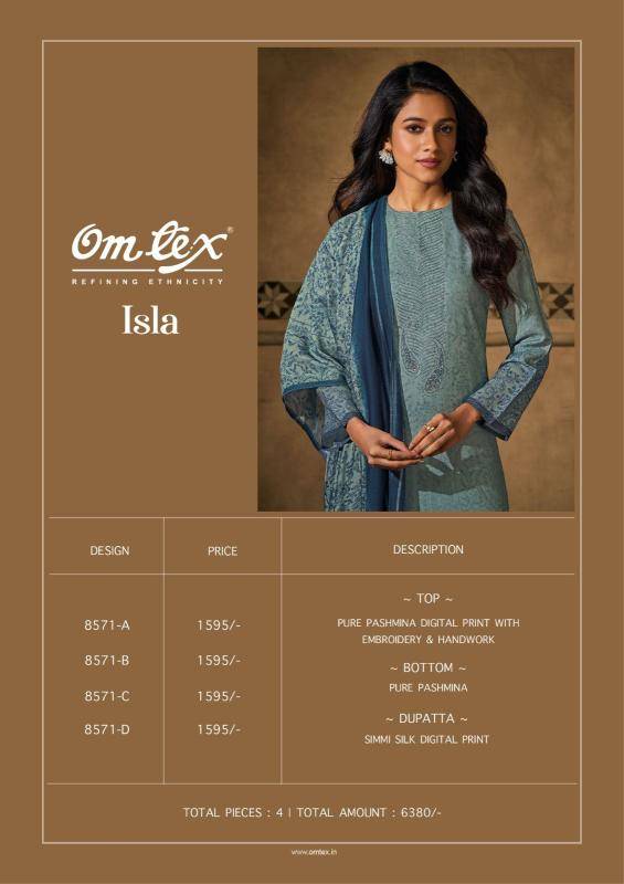 Omtex isla indian dress material wholesale