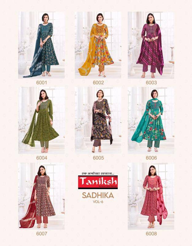 Taniksh sadhika vol 6 Wholesale kurti suppliers