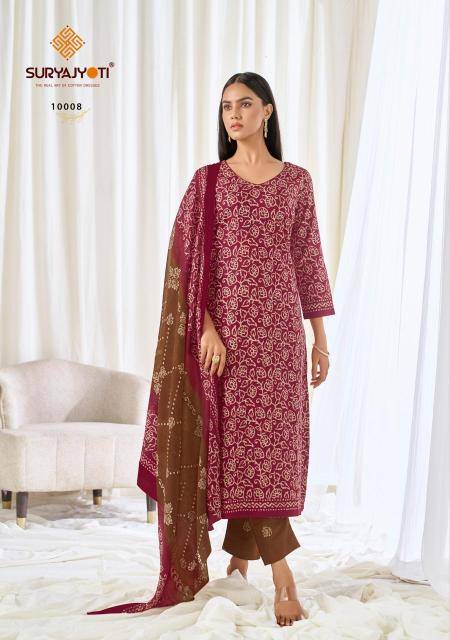 Suryajyoti pehnava vol-10 Kurti manufacturers and exporters