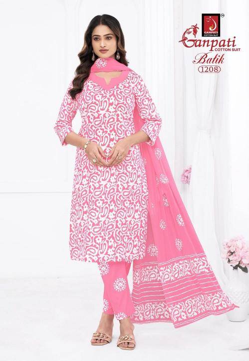 Ganpati batik vol-12 Cotton kurtis suppliers