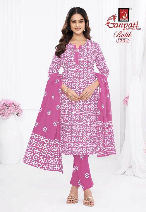Ganpati batik vol-12 Cotton kurtis suppliers