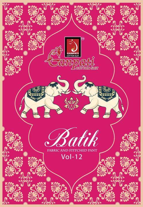 Ganpati batik vol-12 Cotton kurtis suppliers