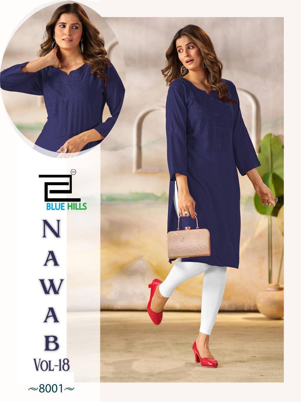 Blue hills nawab vol 1 Kurti wholesalers in Delhi