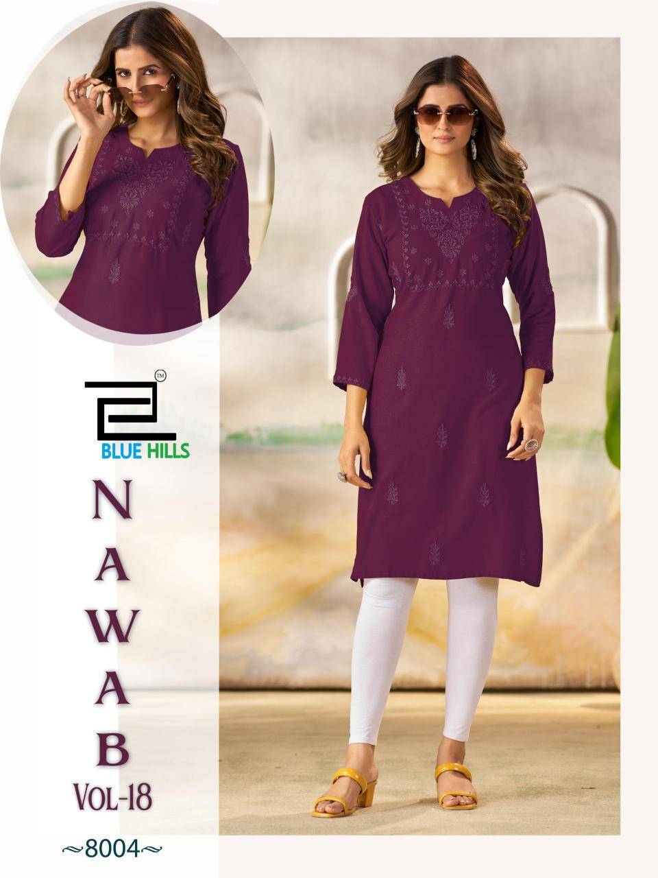 Blue hills nawab vol 1 Kurti wholesalers in Delhi