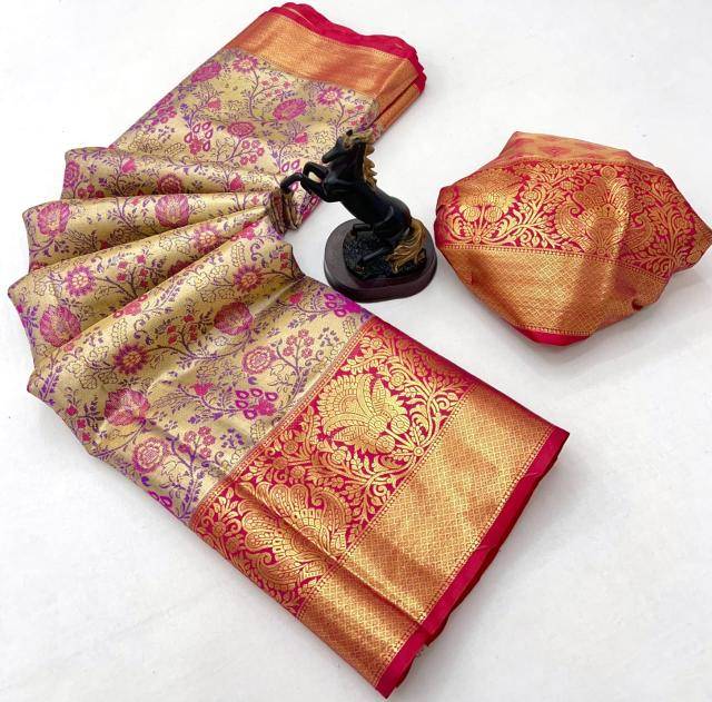 Malhar kanjivaram bridal silk Saree wholesaler in India