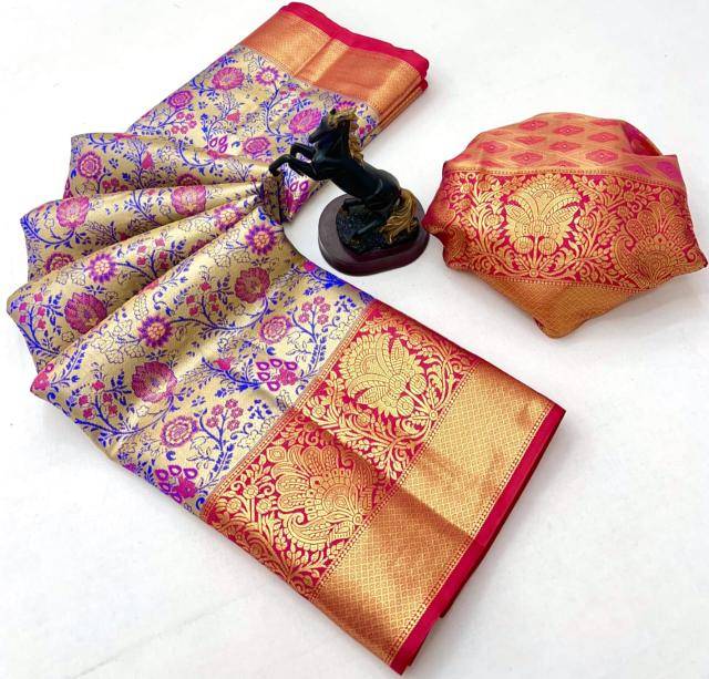 Malhar kanjivaram bridal silk Saree wholesaler in India