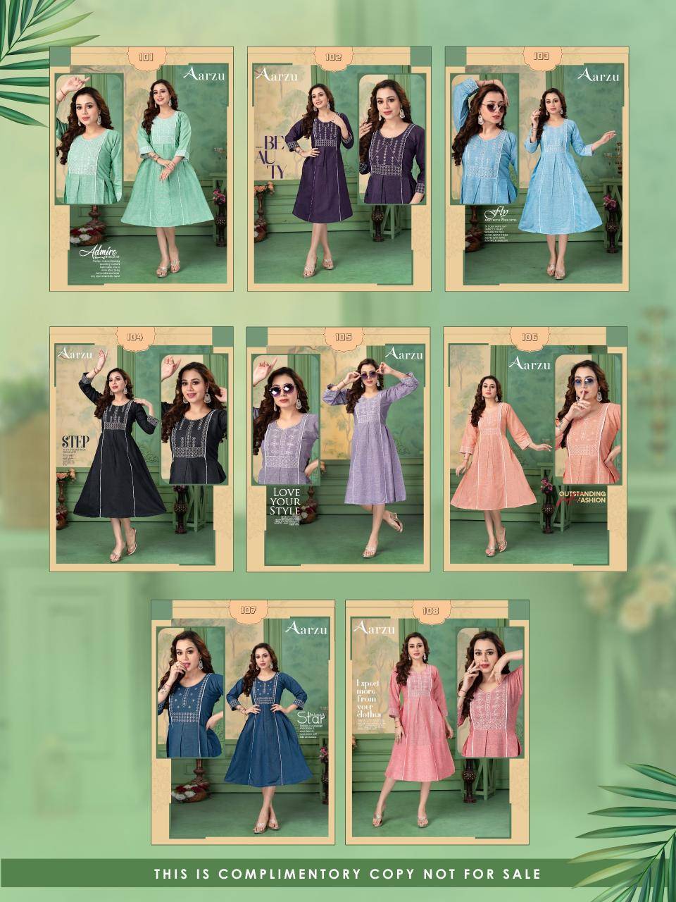 FT aarzu d flex Wholesale Kurtis for Resale