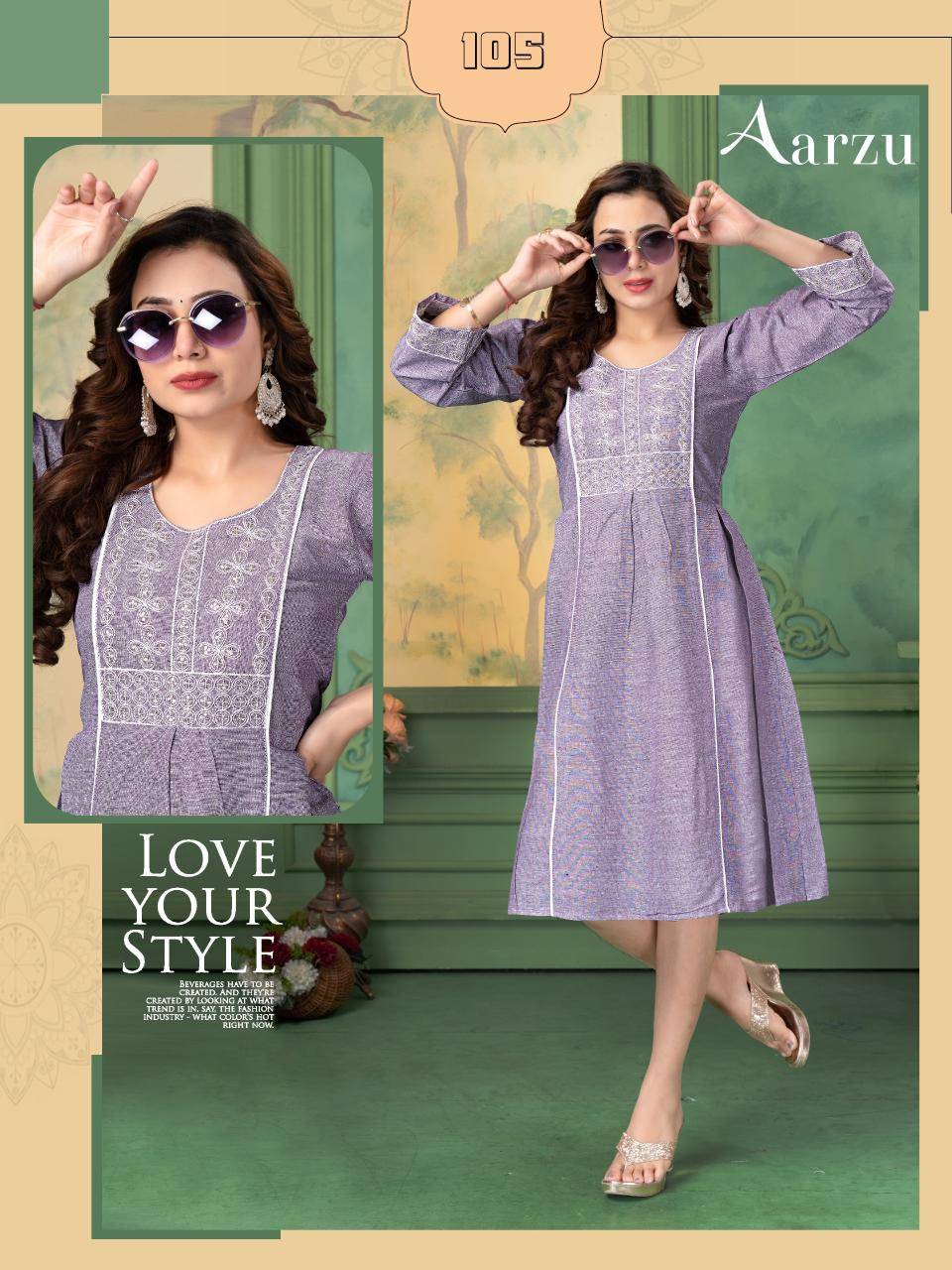 FT aarzu d flex Wholesale Kurtis for Resale