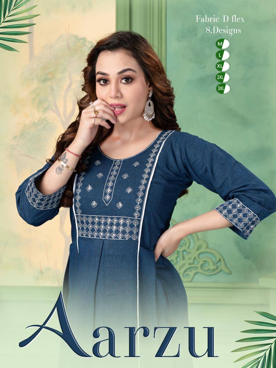 FT aarzu d flex Wholesale Kurtis for Resale