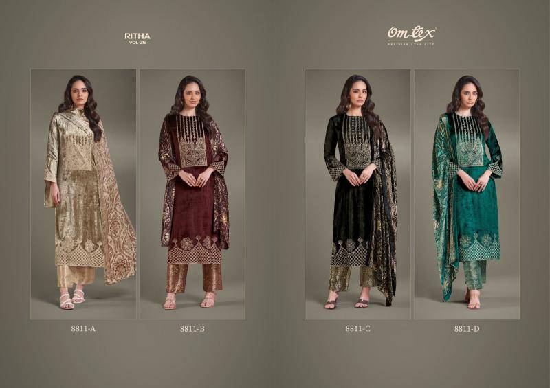 Omtex ritha vol 26 Dress material catalogs wholesale
