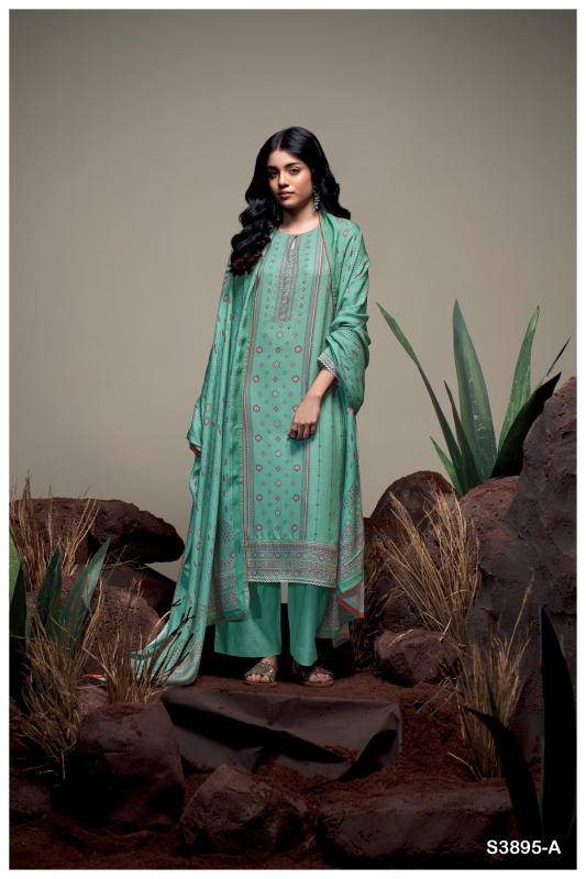 Ganga isabeau 3895 Wholesale designer dress materials in Kolkata