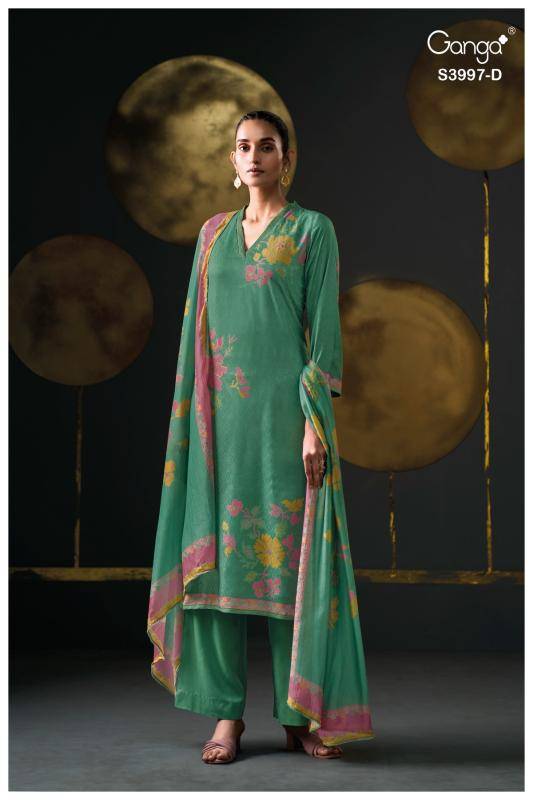 Ganga pariniti 3997 Dress material wholesalers in Kolkata