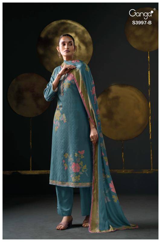 Ganga pariniti 3997 Dress material wholesalers in Kolkata