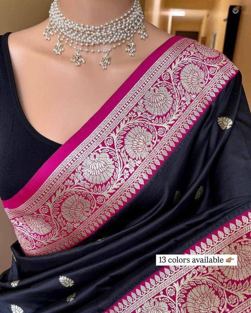 Krishnavi soft banarasi silk  Indian Saree market