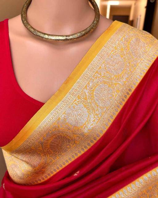 Krishnavi soft banarasi silk  Indian Saree market
