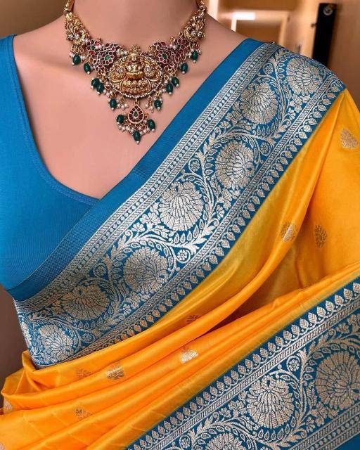 Krishnavi soft banarasi silk  Indian Saree market