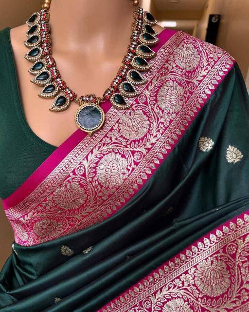 Krishnavi soft banarasi silk  Indian Saree market