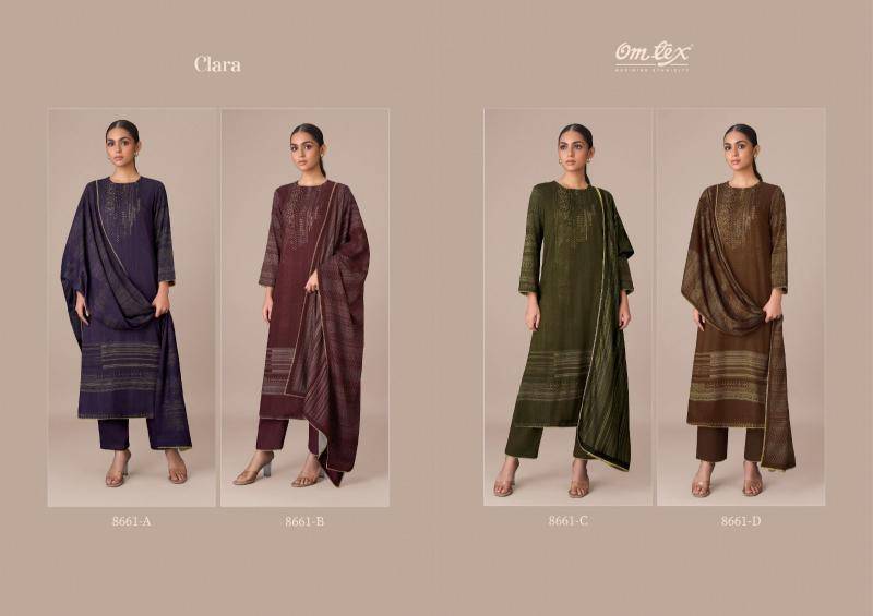 Omtex clara Fancy dress material wholesale in Ahmedabad