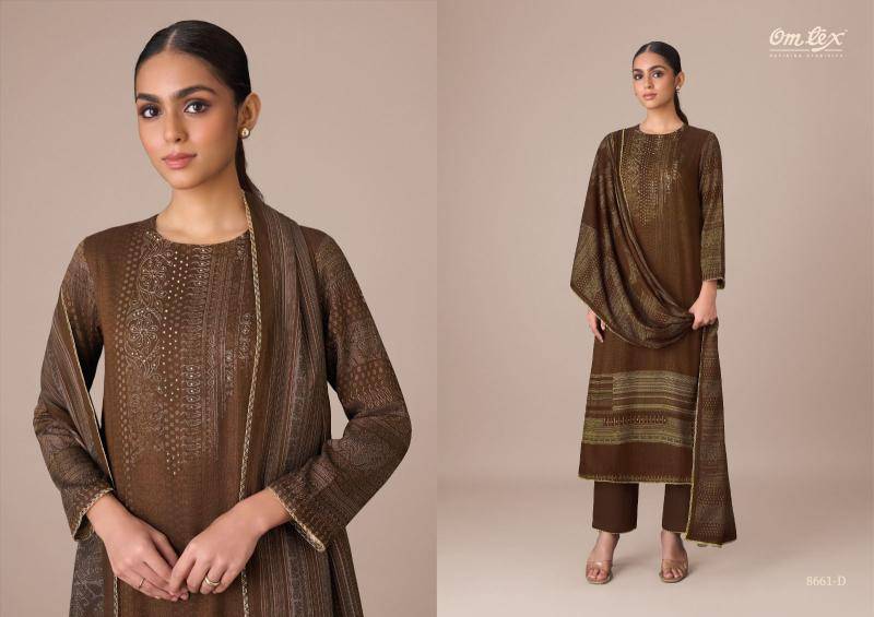 Omtex clara Fancy dress material wholesale in Ahmedabad