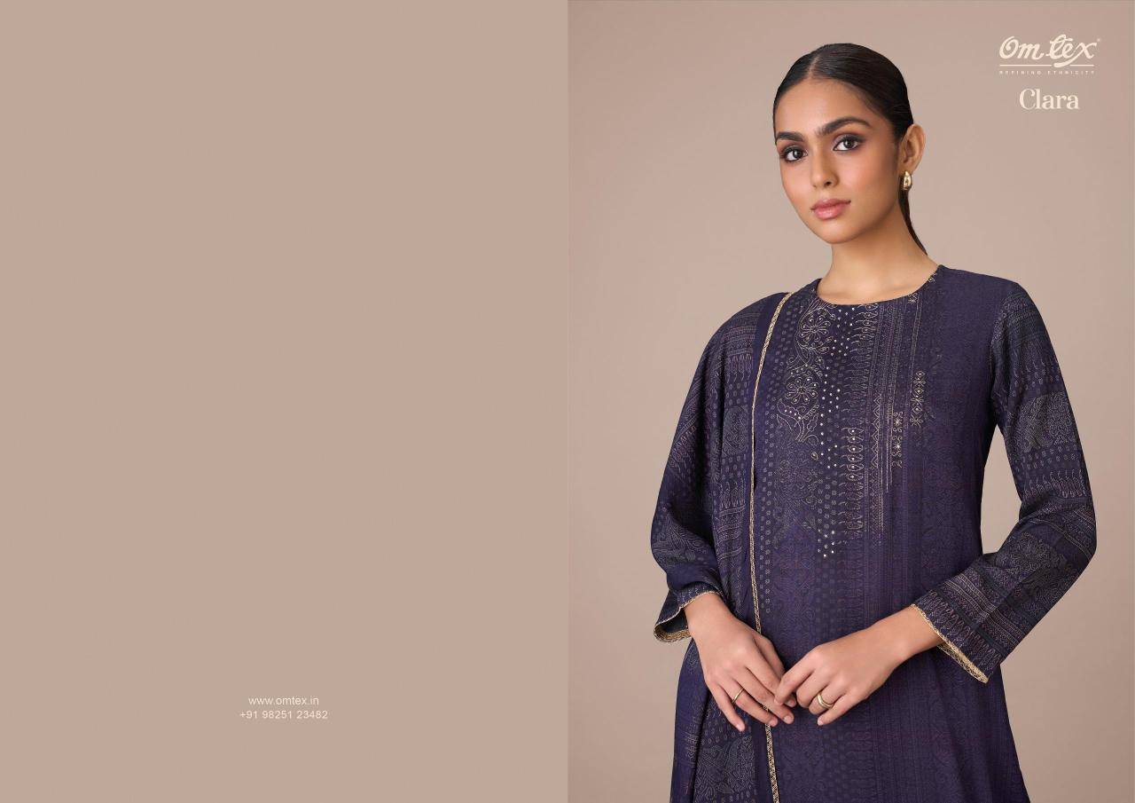 Omtex clara Fancy dress material wholesale in Ahmedabad