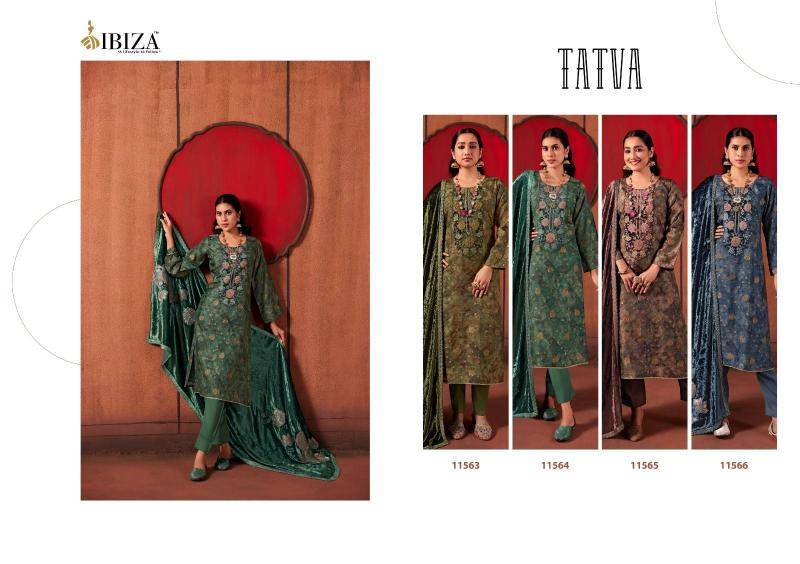 Ibiza tatva Printed dress material wholesale in Ahmedabad