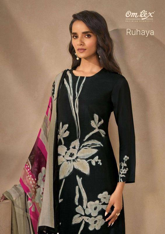 Omtex ruhaya Wholesale unstitched dress materials in Ahmedabad