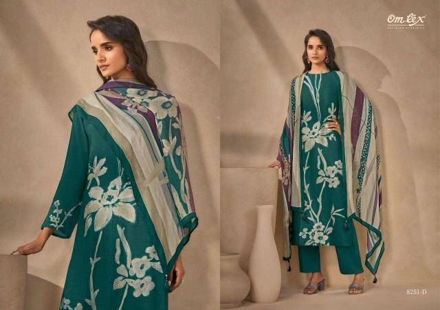 Omtex ruhaya Wholesale unstitched dress materials in Ahmedabad
